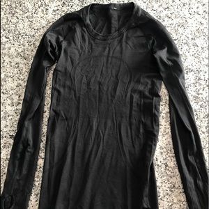 Black Lululemon long sleeve